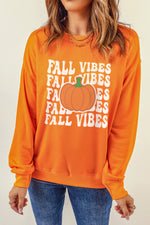 FALL VIBES Dropped Shoulder Sweatshirt