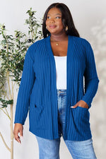 Isabella Ribbed Open Front Cardigan