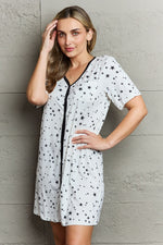 Hailey Button Down Sleepwear Dress