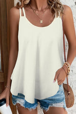 Savanna Scoop Neck Double-Strap Cami