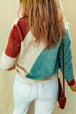 Laurel Color Block Dropped Shoulder Sweater