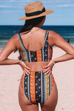 Printed Two-Piece Swimsuit