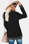 Juliet Long Sleeve Slit T-Shirt