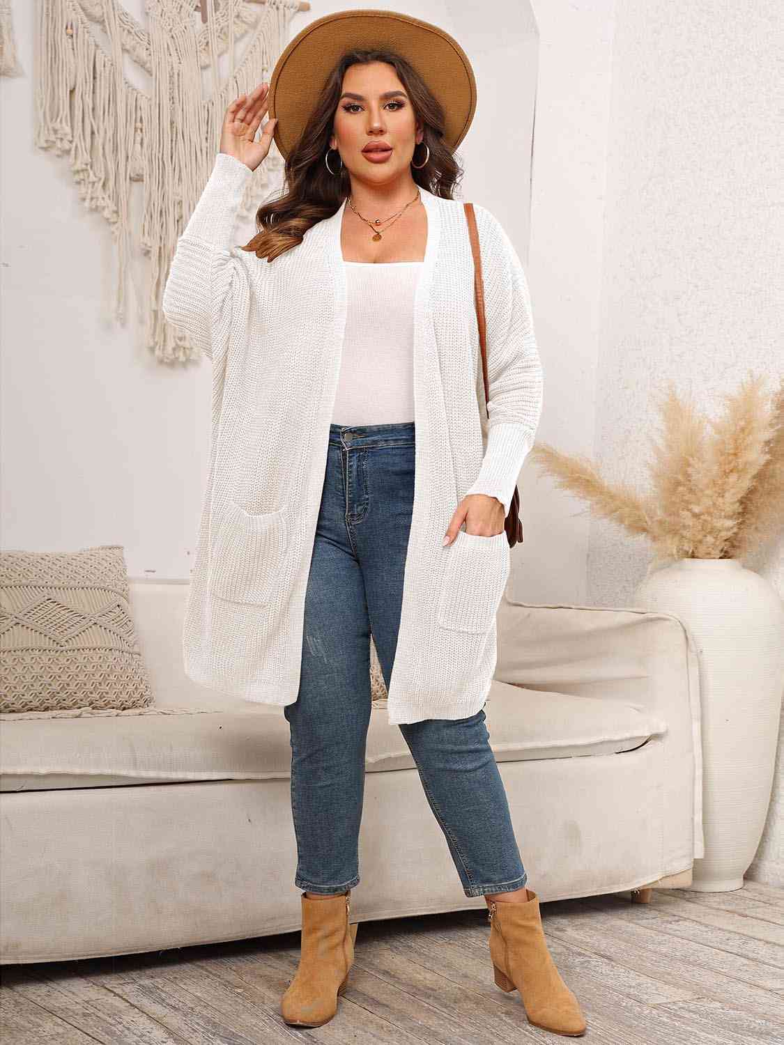 Plus Size Miranda Cardigan With Pockets