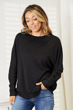 Rosie Seam Detail Long Sleeve Top