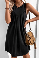 Marissa Round Neck Sleeveless Mini Dress