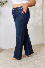 Ezra Button-Fly Straight Judy Blue Jeans