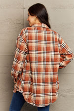 Skylar Plaid Button-Down Long Sleeve Jacket