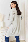 Melanie Open Front Duster Cardigan with Pockets