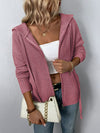 Delaney Zip-Up Hooded Cardigan