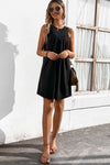 Marissa Round Neck Sleeveless Mini Dress