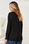 Rosie Seam Detail Long Sleeve Top