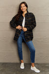 Skylar Plaid Button-Down Long Sleeve Jacket