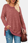 Juliet Long Sleeve Slit T-Shirt