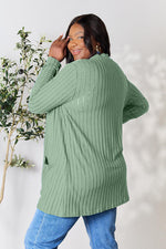 Isabella Ribbed Open Front Cardigan