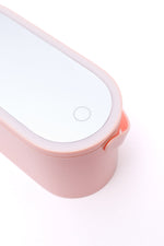 Portable Beauty Storage With LED Mirror