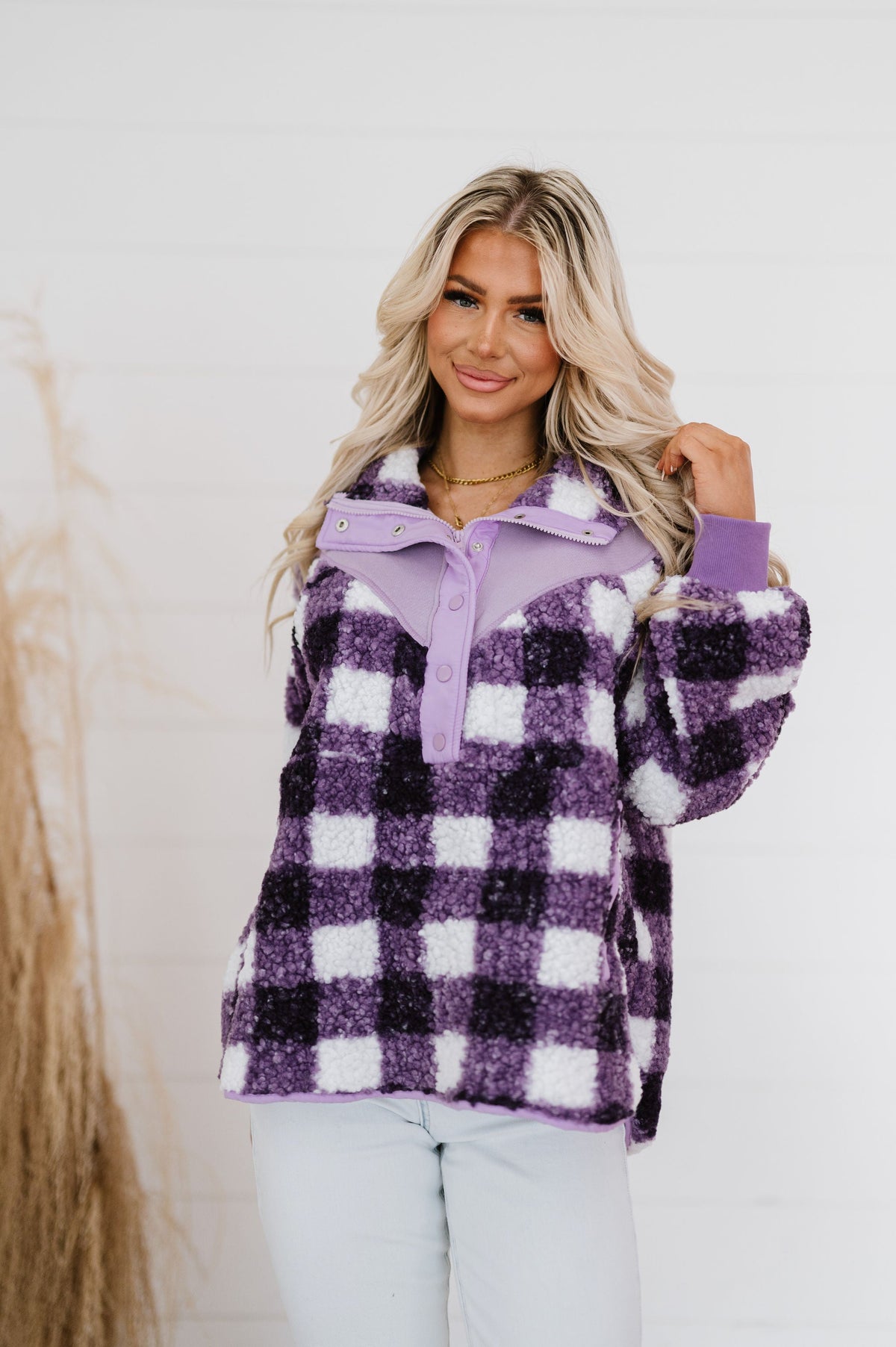 On The Move Faux Fur Pullover