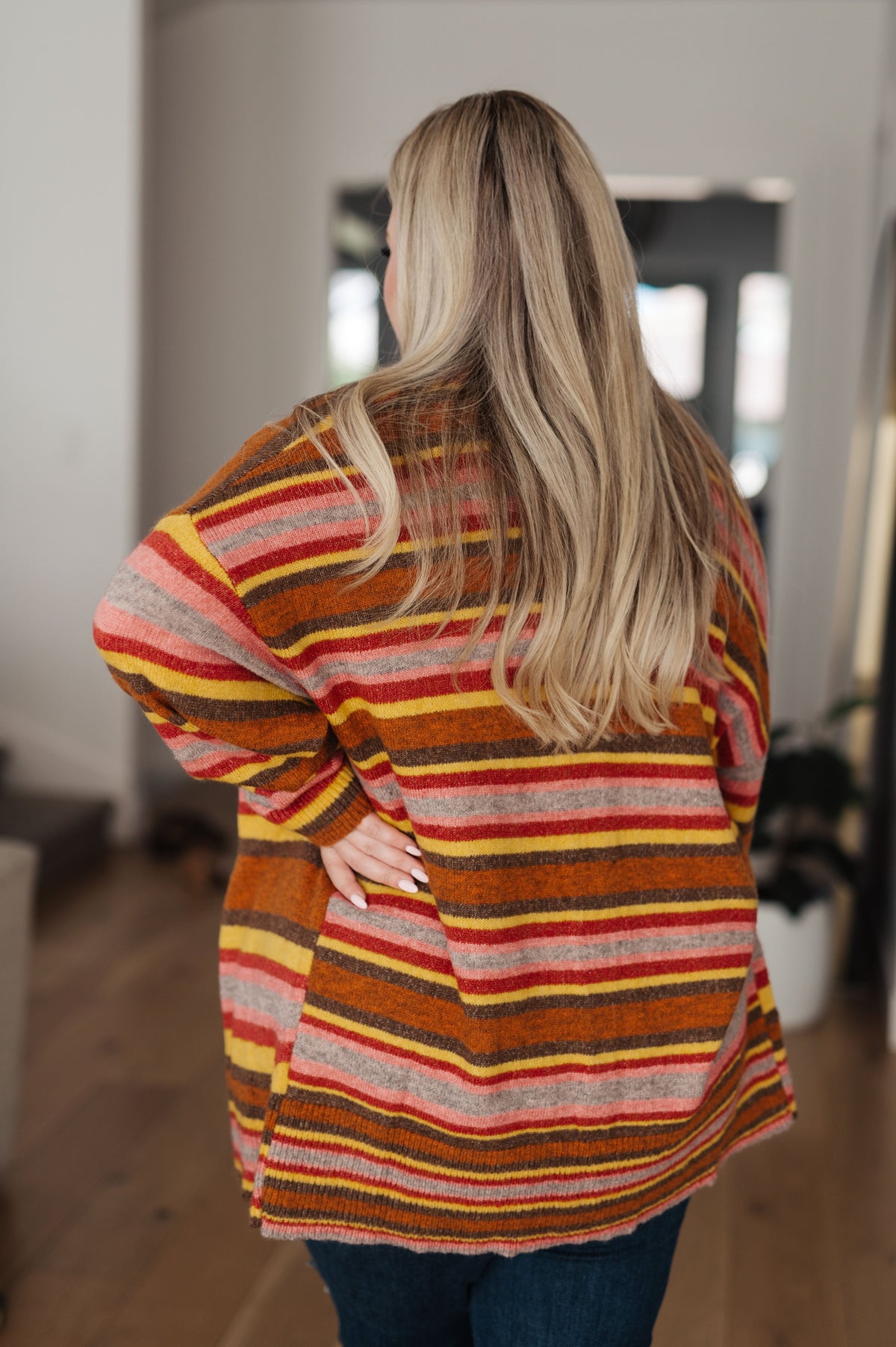 Henny Penny Striped Cardigan