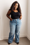 Hope High Rise Wide Leg Judy Blue Jeans