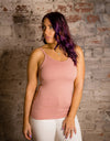 PREORDER: Spaghetti Strap Brami Tank in Black