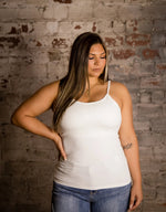 PREORDER: Spaghetti Strap Brami Tank in Black