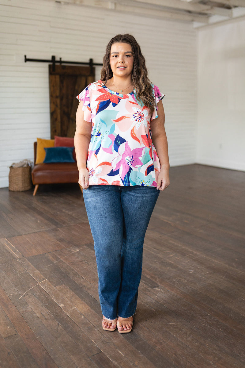 Impossible to Ignore Floral Blouse