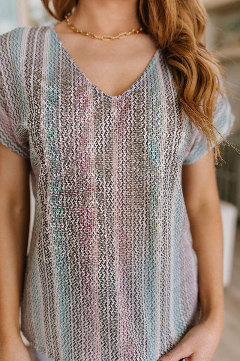 Let’s Cruise Striped Top