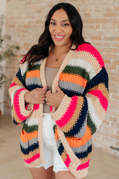 Life in Technicolor Knit Cardigan