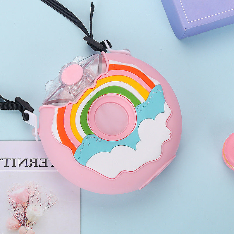 PREORDER: Portable Rainbow Donut Water Bottle