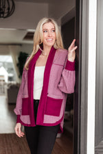 Two Hearts Jacket In Plum