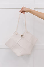 Woven Tote in White