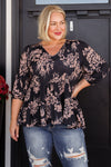 Your Choice V-Neck Floral Top