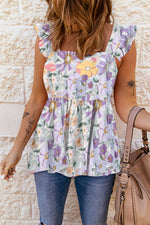 Reyna Floral Babydoll Top