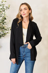 Kali Open Front Long Sleeve Blazer