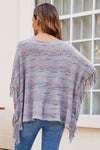 Bailey Fringe Detail Sleeve Poncho