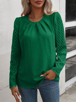 Bree Ruched Puff Sleeve Blouse