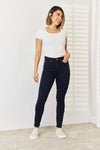 Francesca Garment Dyed Tummy Control Skinny Judy Blue Jeans