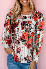 Hadley Floral Print Long Sleeve Blouse