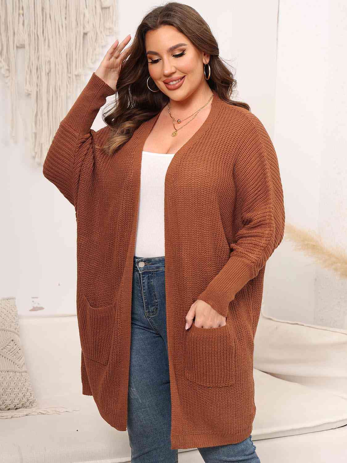 Plus Size Miranda Cardigan With Pockets