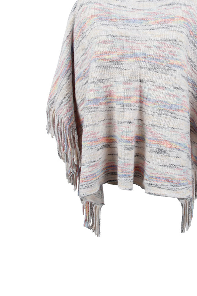 Bailey Fringe Detail Sleeve Poncho