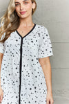 Hailey Button Down Sleepwear Dress