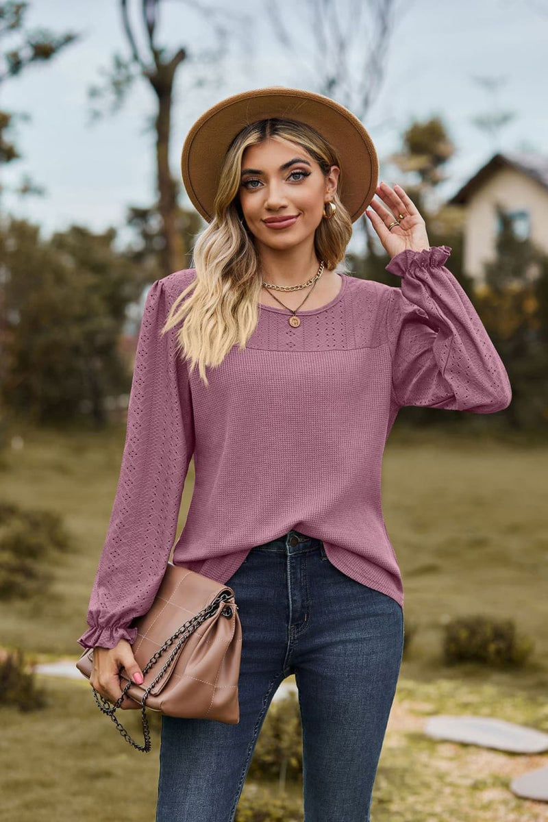 Hayven Puff Sleeve Blouse