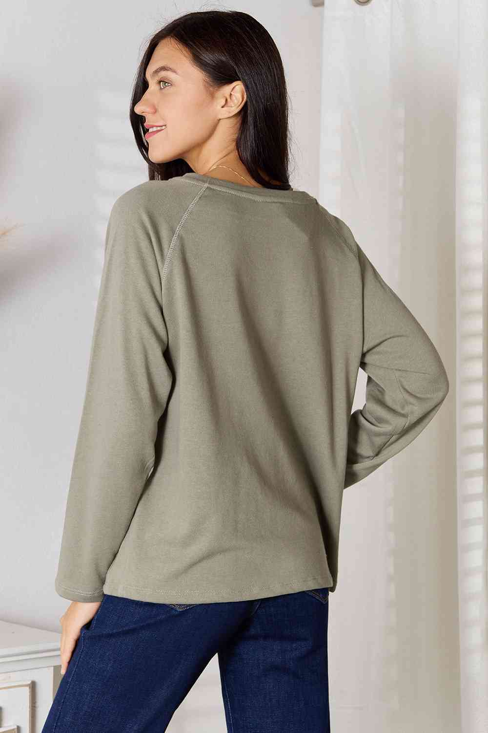 Victoria V-Neck Long Sleeve T-Shirt