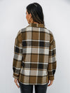 Penelope Plaid Button-Down Jacket