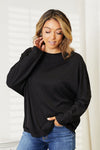 Rosie Seam Detail Long Sleeve Top