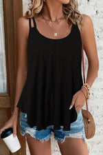 Savanna Scoop Neck Double-Strap Cami