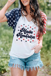 Stars and Stripes V-Neck Tee