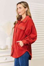 Madison Cozy Girl Button Down Shacket