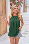 Jessica Grecian Neck Sleeveless Top