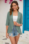 Berkeley Half Sleeve Open Front Cardigan